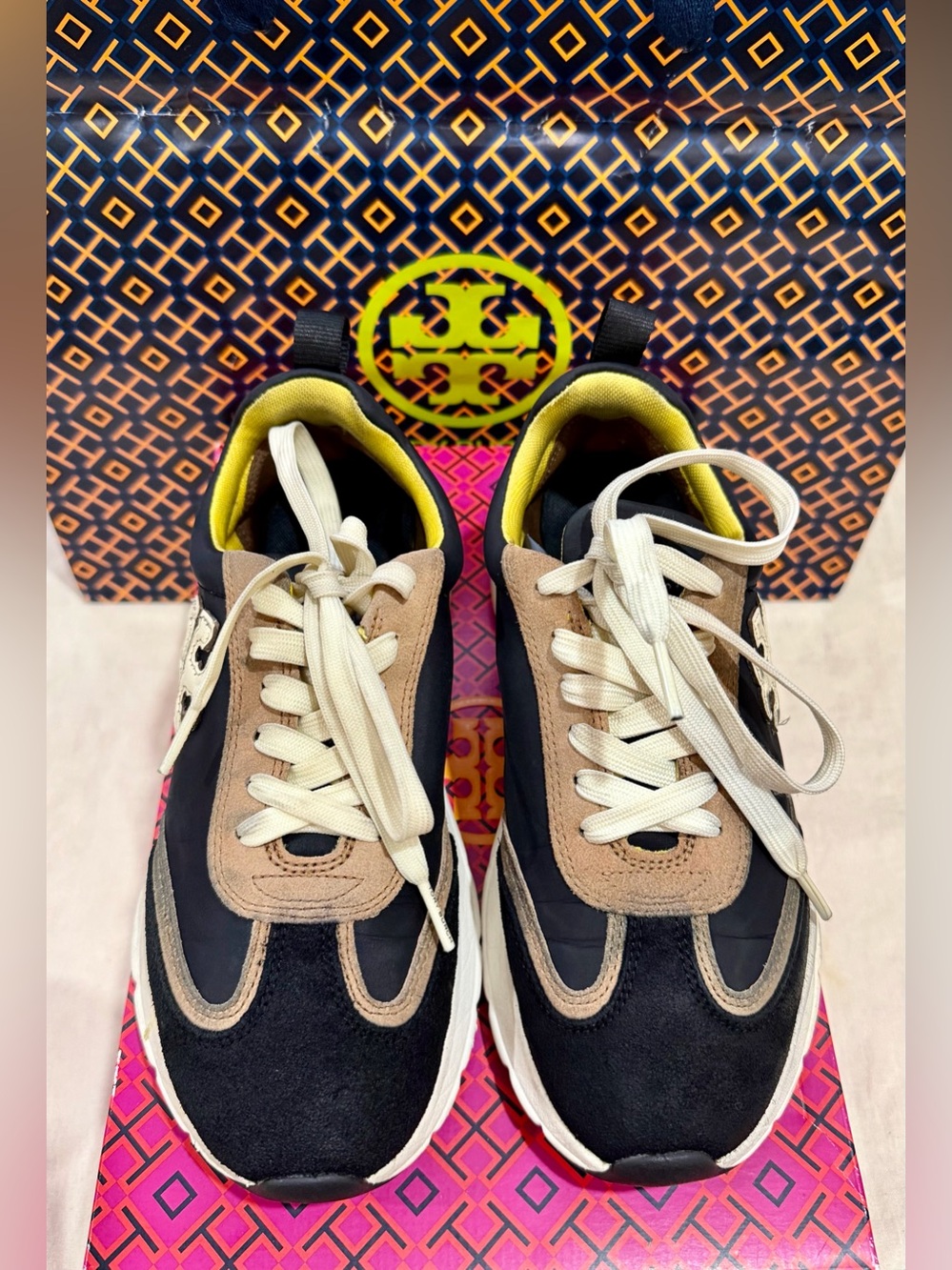 Tory Burch Good Luck trainers size 6 - Picture 3 of 7